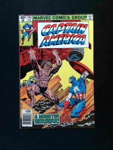 Captain America  #244  MARVEL Comics 1980 VF NEWSSTAND