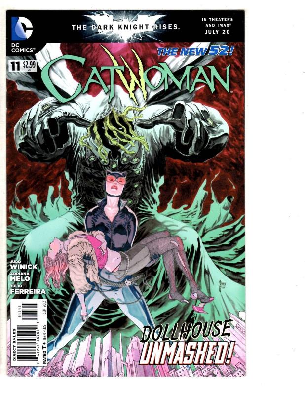 5 Catwoman DC Comic Books # 10 11 12 0 13 New 52 Dollmaker Joker Nocenti LH1