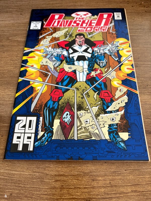 Punisher 2099 # 1 NM 1st Print Marvel Comic Book Foil Cover 14 J388