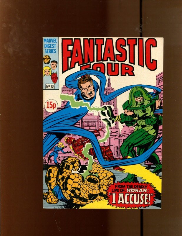 Fantastic Four Pocket Book #10 - Jack Kirby Art! (7.0/7.5) 1980 UK Edition