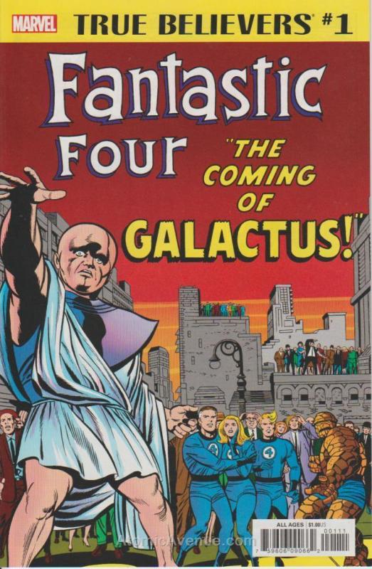 True Believers: Fantastic Four—The Coming of Galactus! #1 VF/NM; Marvel | save o
