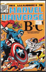 The Official Handbook of the Marvel Universe #2 (1983) Captain America