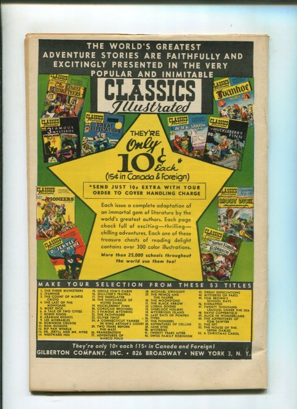 CLASSICS ILLUSTRATED #53 (7.5) A CHRISTMAS CAROL 1ST PRINT