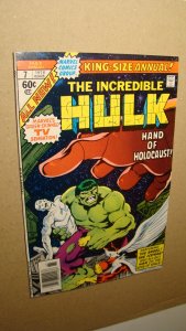 HULK ANNUAL 7 *HIGH GR* VS BI-BEAST S.H.I.E.L.D. MARVEL BRONZE AGE