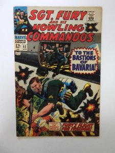 Sgt. Fury #53 (1968) VG+ condition moisture damage