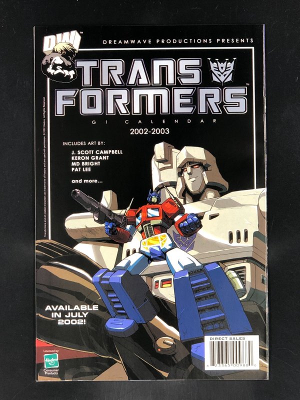 Transformers: Generation 1 #2 (2002) 1st Printing