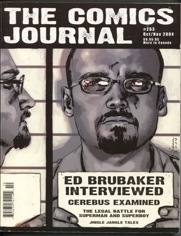 Comics Journal #263 2004-Fantagraphics-Ed Brubaker-Superman-FN