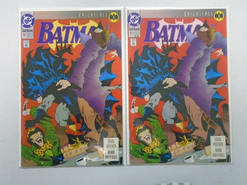 Batman #492 Knightfall 1st + 2nd Print 8.0 VF (1993)