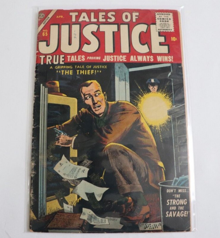 Tales of Justice #65 1957 Atlas Comics