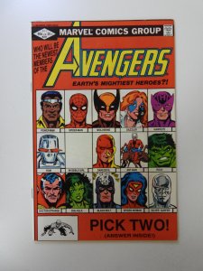 The Avengers #221 (1982) VF condition