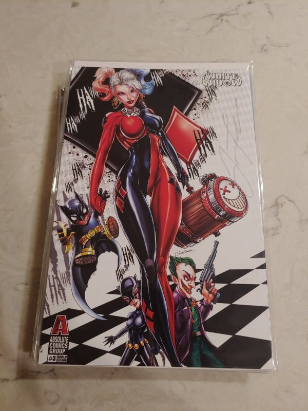 WHITE WIDOW #3 variant cover signed by Jamie Tyndall EXCLUSIVES