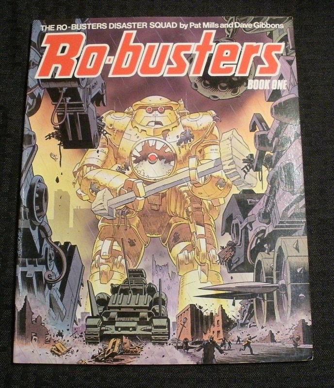 1983 RO-BUSTERS Book One by Dave Gibbons SC FN+ 6.5 Titan Books 