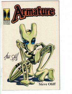 Armature #1 VF signed by Steve Oliff - Olyoptics 1996 | save on shipping detail