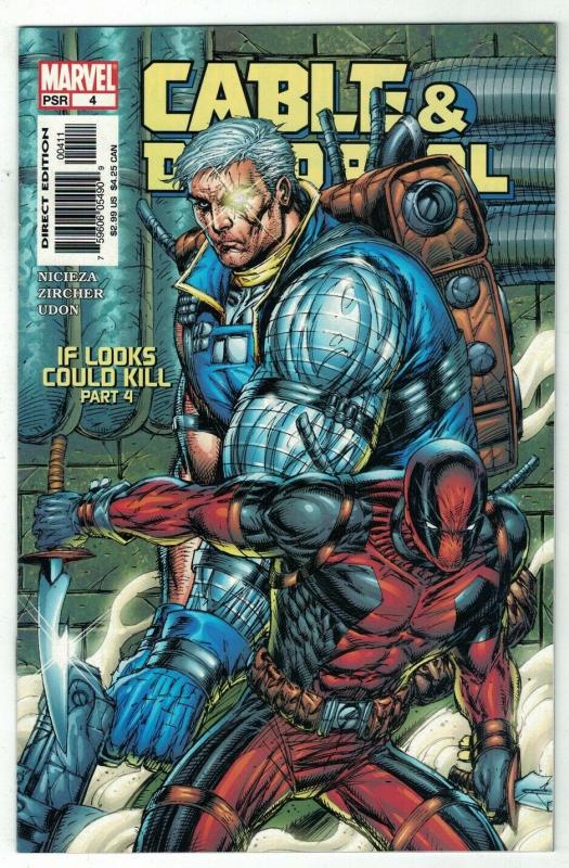 CABLE & DEADPOOL 4 VF Mutant anti heroes  May 2004