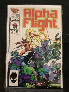 Alpha Flight #34 Direct Edition (1986)