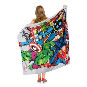 Marvel Comics; Comic Run Aggretsuko Comics Silk Touch Throw Blanket; 50 x 60