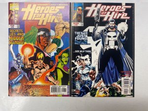 4 MARVEL comic books Heroes Hire #8 9 Nick Fury #1 Captain Britain #10 20 KM15