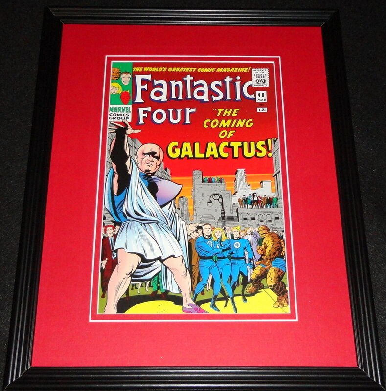 Fantastic Four #48 Silver Surfer Framed Cover Photo Poster 11x14 Official Repro 