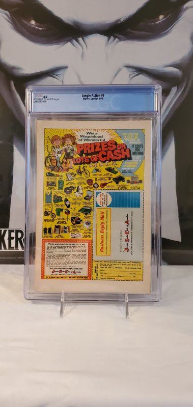 Jungle Action #6 - CGC 8.0 - 1st App. Killmonger