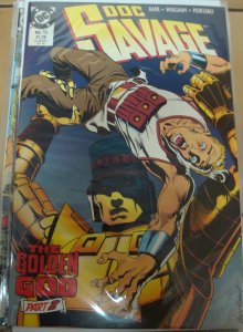 Doc Savage #10 Mike W. Barr Story Adam Kubert Cover Rod Whigham Art