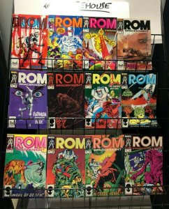 ROM  (1979-1986) 1-75, ANN 1-4  the COMPLETE Marvel series The Space Knight