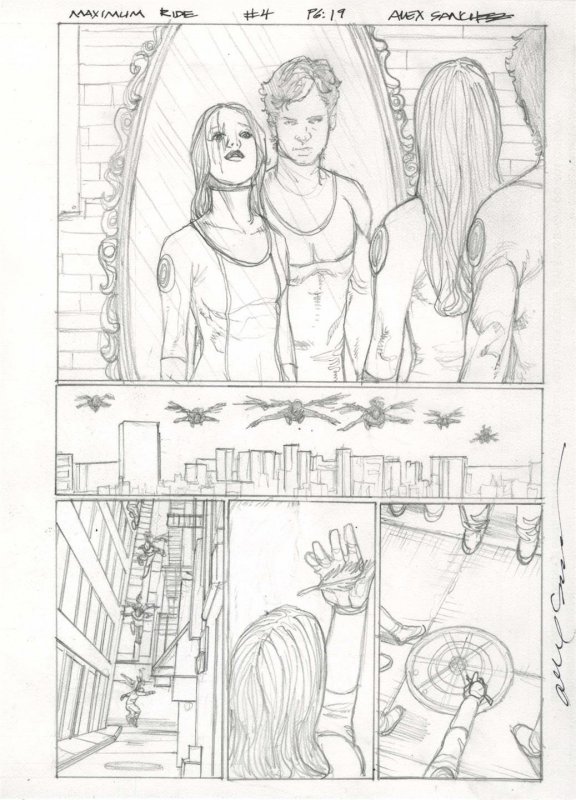 Max Ride First Flight #4 pg 19  Alex Sanchez Art  James Patterson   Maximum Ride 