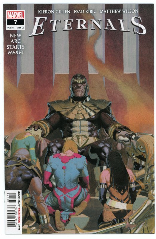 Eternals #7 (2021 v5) Esad Ribić Prime Eternal Thanos NM