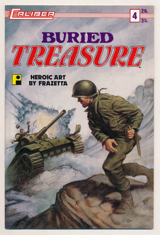 Buried Treasure (1986 Caliber) #1-4 VF/NM Complete series