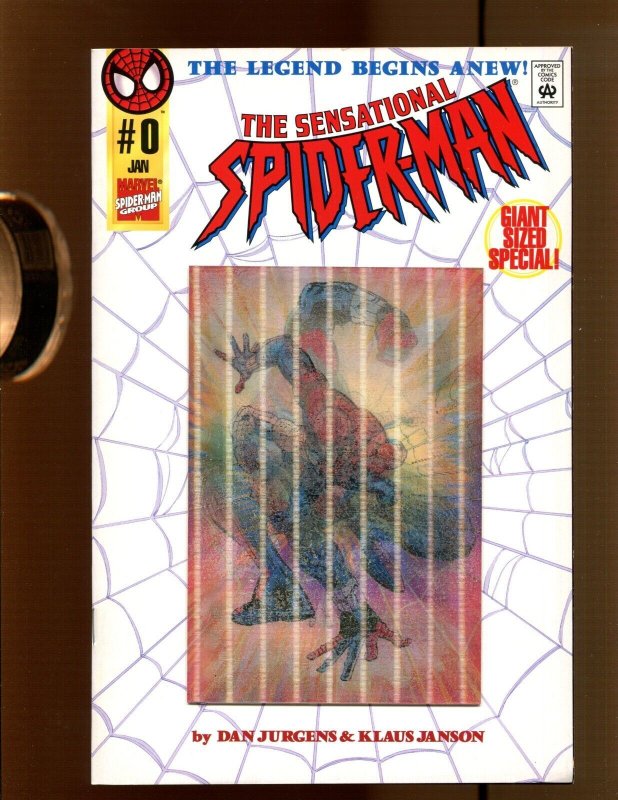 Sensational Spider Man #0 - Holographic Cover! (8.0/8.5) 1996