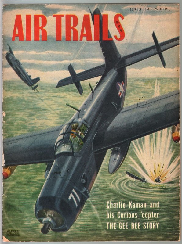 Air Trails 10/1951-aviation news-pix-Grumman Guardian AF-25-Alfred Owles-VG