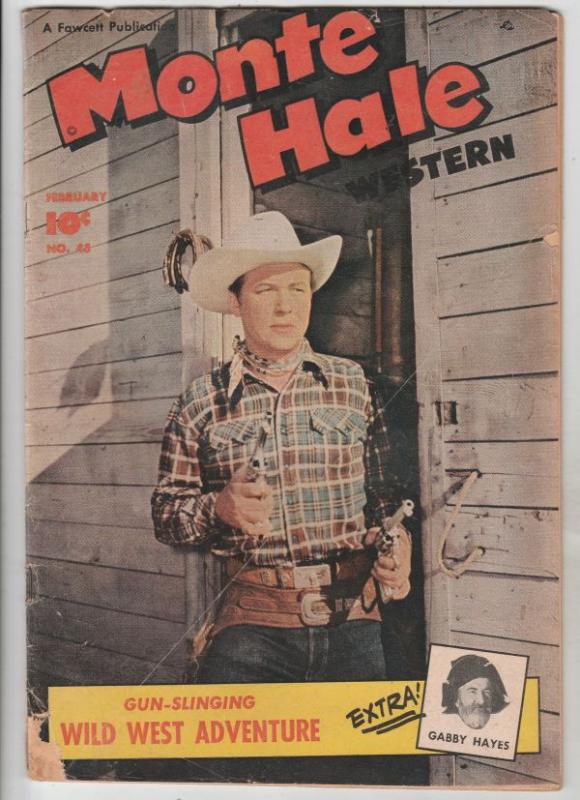 Monte Hale Western #45 (Feb-50) VG Affordable-Grade Monte Hale, Gabby Hayes