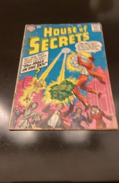 House of Secrets #12 (1958) Jack “The King” Kirby cover/art VG Boca CERTIFICATE