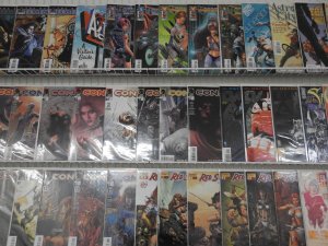 Huge Lot of 140+ Comics W/ Conan, Red Sonja, Witchblade Avg. VF+ Condition