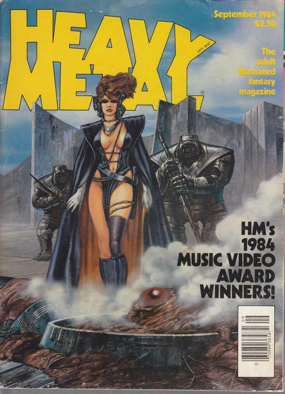 Heavy Metal #91 (Newsstand) VG; Metal Mammoth | low grade comic - save on shippi