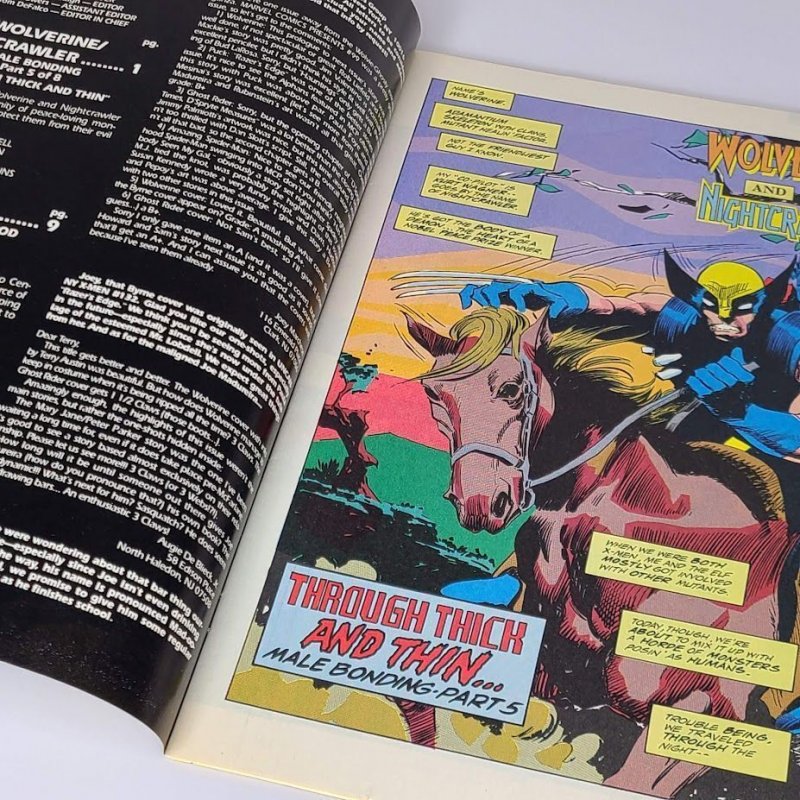 Marvel Comics Presents #105 Marvel 1992 Wolverine And Nightcrawler Flip Covers 