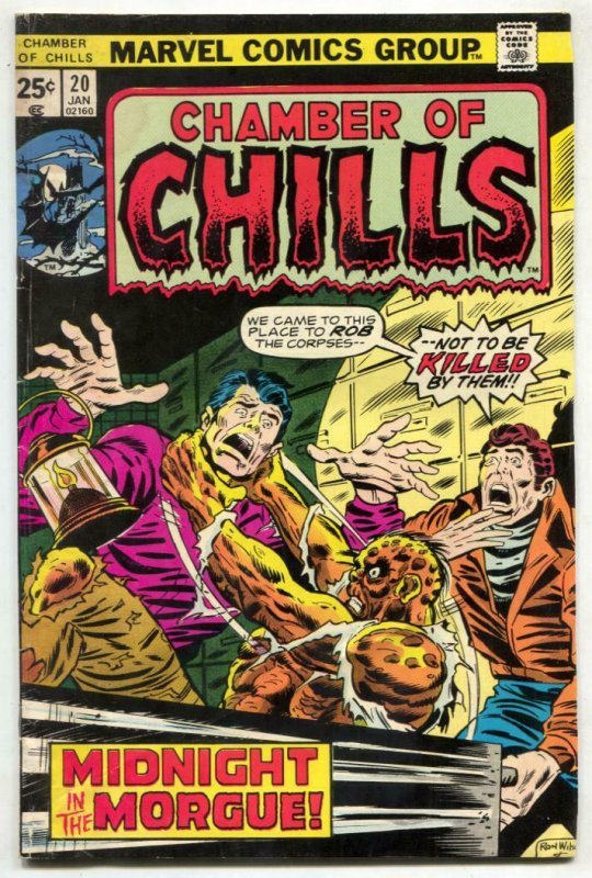 Chamber of Chills #20 1976- Marvel Horror comic book VG