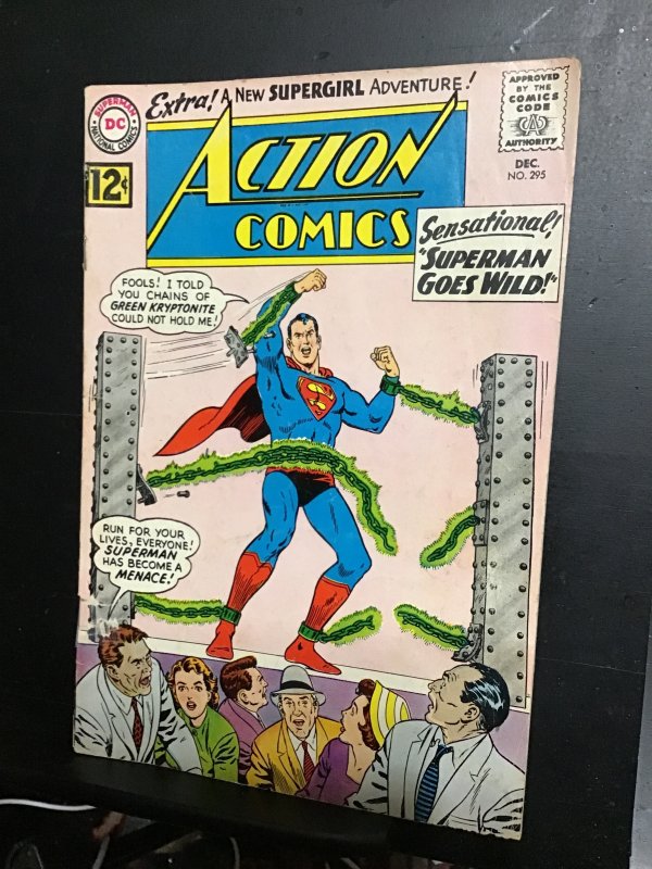 Action Comics #295  (1962) mid grade Lena Thorul lex’s daughter! VG/FN Wow!