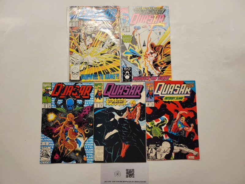 5 Quasar Marvel Comic Books #10 20 37 45 46 27 TJ7