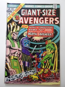 Giant-Size Avengers #2 (1974) W/Kang The Conqueror! Fine Condition!
