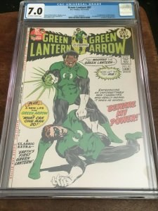 GREEN LANTERN #87 - CGC 7.0 FN/VF - 1ST APP JOHN STEWART - BRONZE AGE KEY