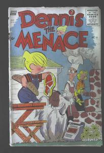 Dennis the Menace (1953 series) #11, Good (Actual scan)