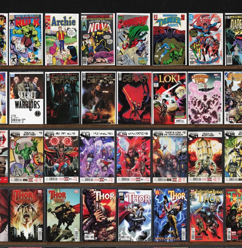 Huge Lot 150+ Comics with Thunderbolts, Inhuman, Secret Warriors & More!
