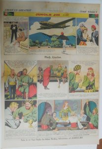 Flash Gordon Sunday by Alex Raymond from 2/28/1943 Large Full Page Size !