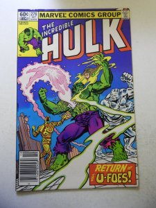 The Incredible Hulk #276 (1982) FN/VF Condition