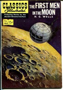 Classics Illustrated #144 HRN 143 1958-Gilberton-1st Men in the Moon-Wells-VF-