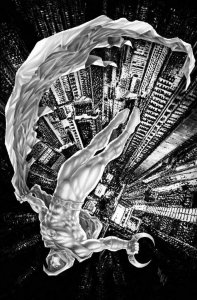 MOON KNIGHT 1 ALAN QUAH  EXCLUSIVE B &W VIRGIN VARIANT 2021 NM