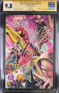 Marvel's Voice : Spider verse (2023) # 1 (CGC 9.8 SS) Signed John Giang *Variant