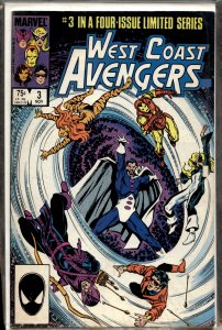 West Coast Avengers #3 (1984) West Coast Avengers / Avengers West Coast