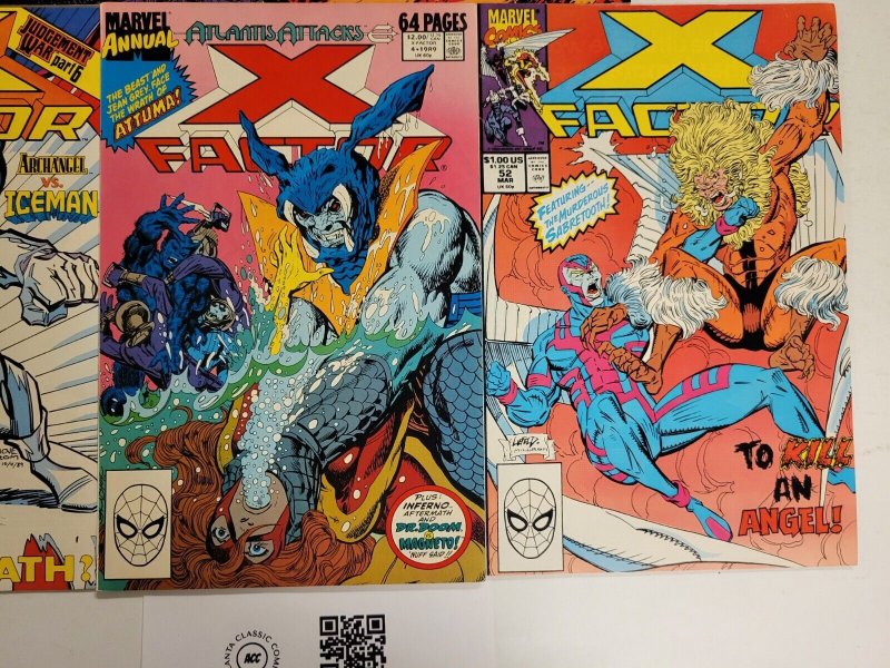 5 X-Factor Marvel Comic Books #49 52 66 69 4 Annual 68 TJ28