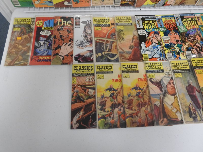 Huge Lot 130+ Comics W/ Vampirella, Classics Illustrated, +More! Avg VG/FN Cond!
